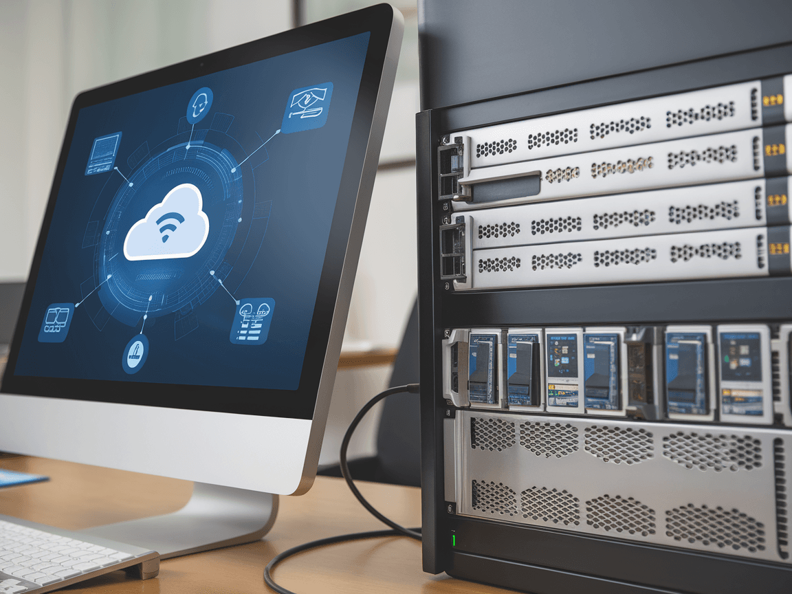 Hybrid storage of video surveillance archives with local and cloud connections