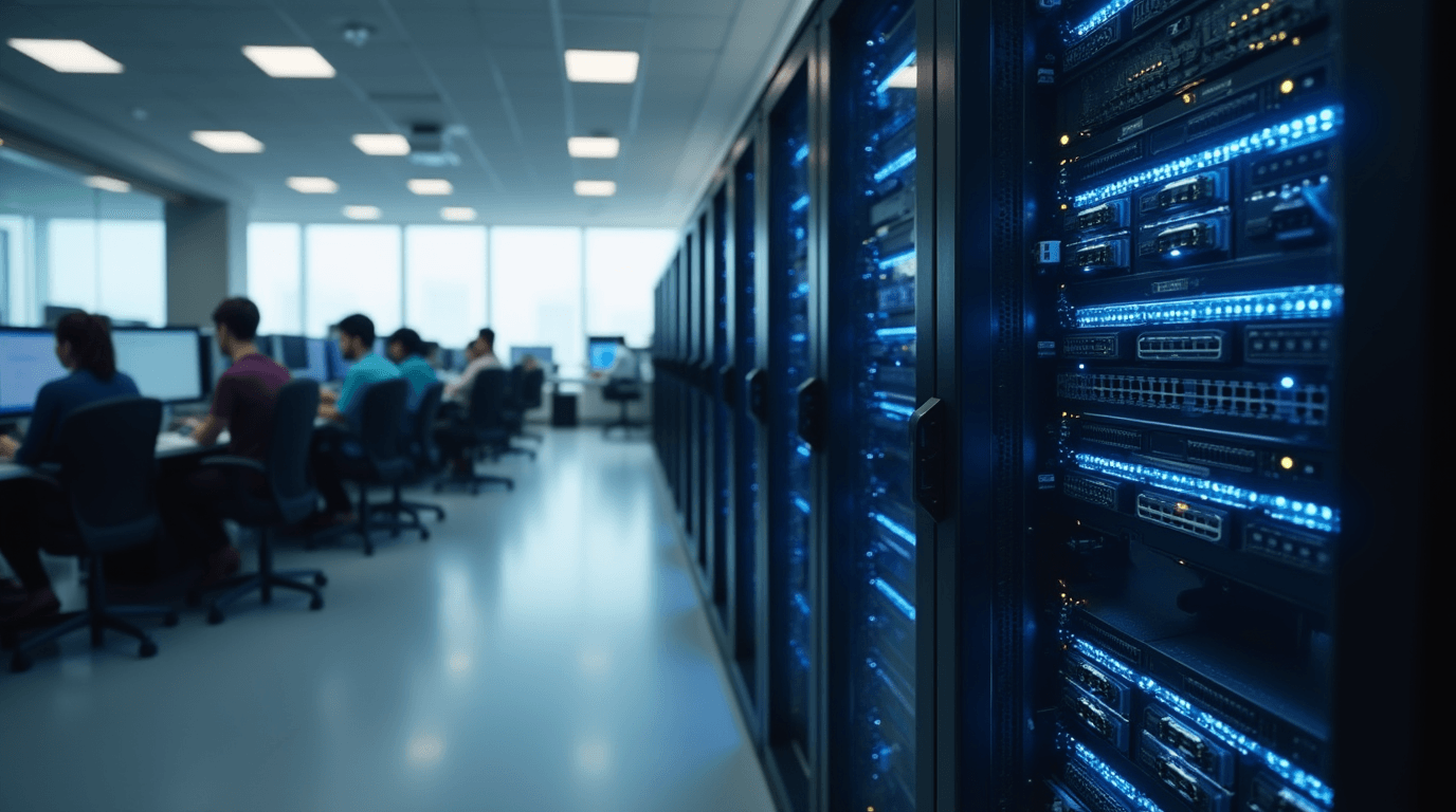 Local video surveillance archives in an office server room