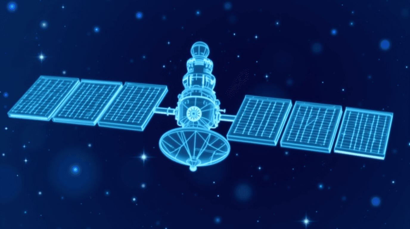 Satellite for TV headend station