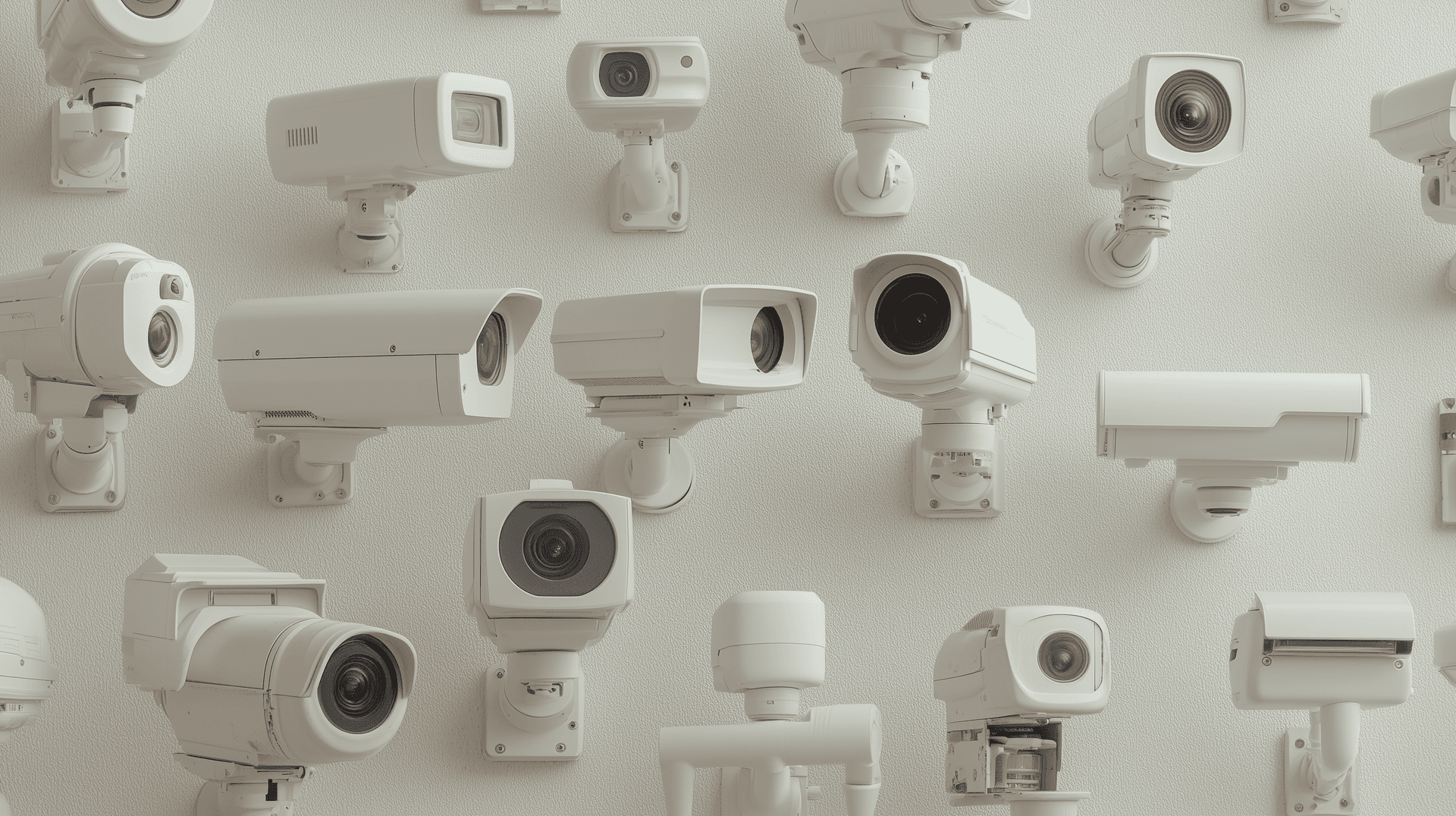 Câmeras de vigilância com suporte de vídeo em streaming para sistema de segurança e monitoramento em tempo real
